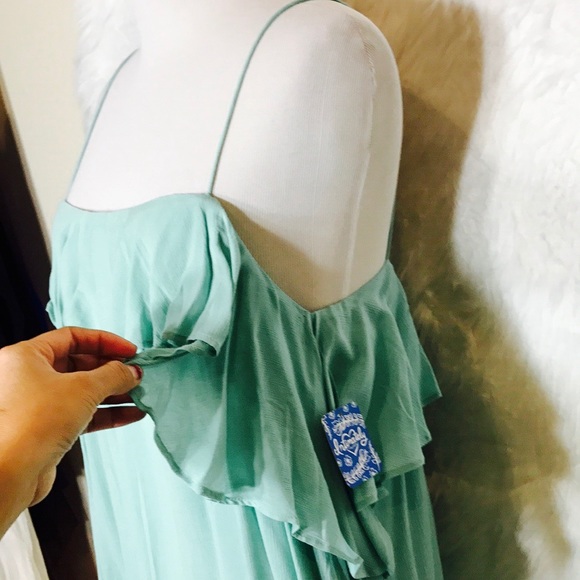 Free People Mint Green Cascade Tank Tops - Picture 4 of 7